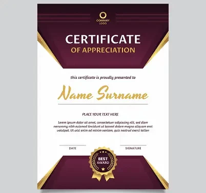Certificate Design & Printing Services in Jeddah | Saudi